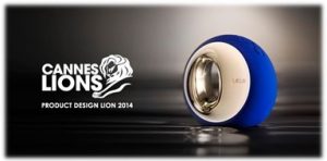 Lelo Ora 2 in Blue Winner of the Lions Cannes Award 2014